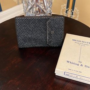 Whiting and Davis Vintage Oromesh Wallet EUC